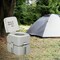 Portable Camping Toilet Gray 20L Waste 10L Fresh Water Flush Seat Lightweight